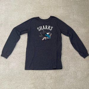 Kids Sharks Long Sleeve Tee